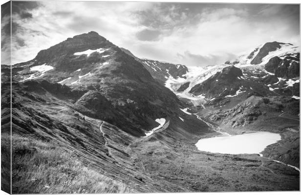 The Alps #5 Canvas Print by Sean Wareing