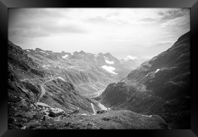 The Alps #8 Framed Print by Sean Wareing