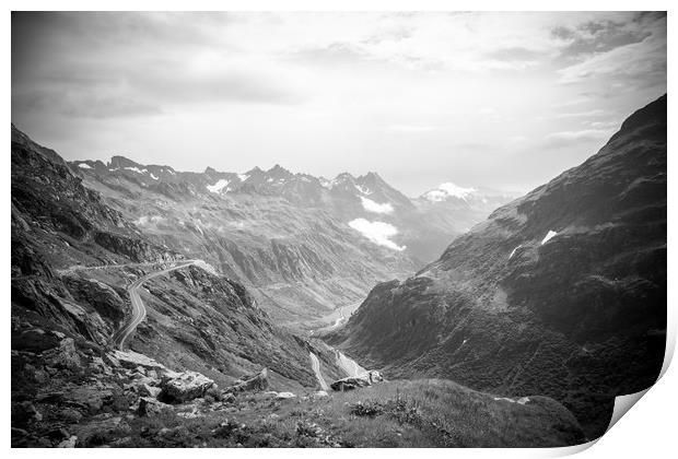 The Alps #8 Print by Sean Wareing