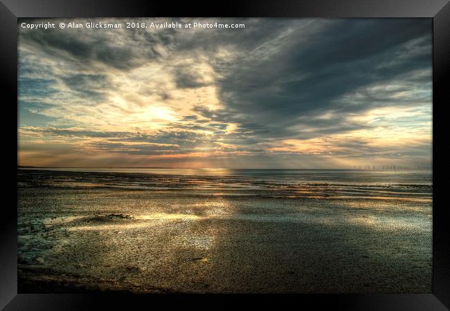 Looking out to sea Framed Print by Alan Glicksman