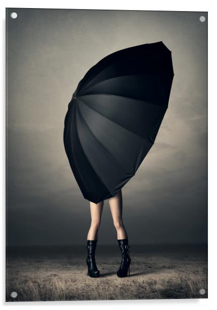 Ethereal Umbrella Acrylic by Johan Swanepoel