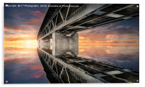 Oresund Reflections Acrylic by K7 Photography