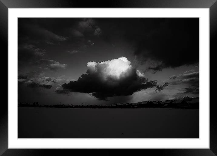Clouded Thoughts Framed Mounted Print by Ashley Allen