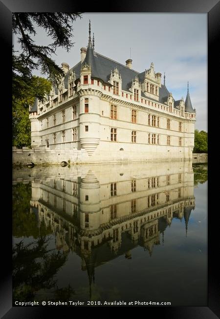 Chateau Azay-le-Rideau Framed Print by Stephen Taylor