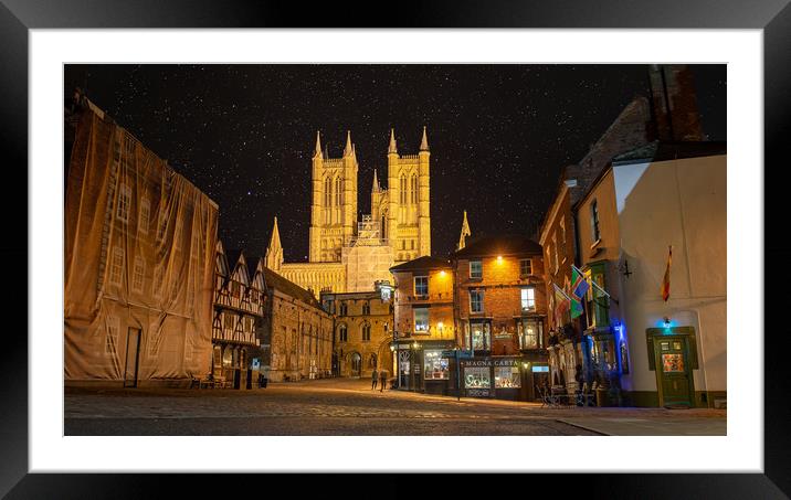 Lincoln, under the stars Framed Mounted Print by Andrew Scott