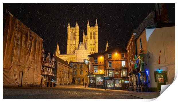 Lincoln, under the stars Print by Andrew Scott