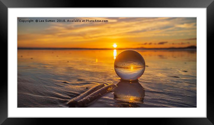 Tranquility  Framed Mounted Print by Lee Sutton