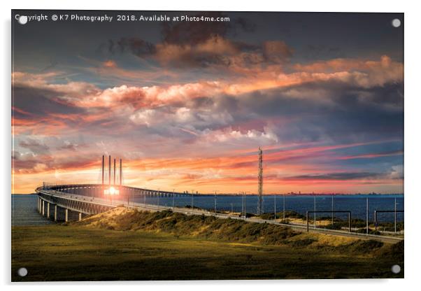 The Oresund Link Acrylic by K7 Photography