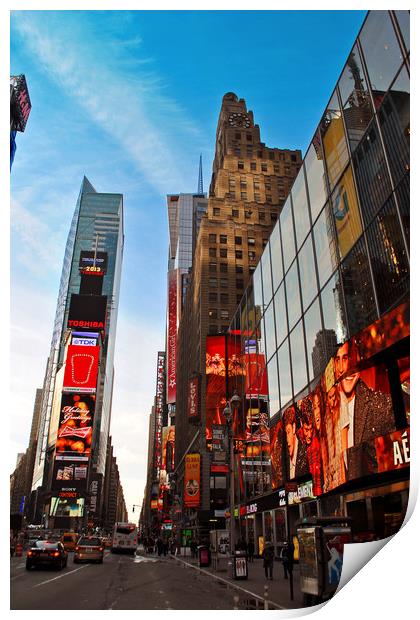 Times Square New York City America USA Print by Andy Evans Photos