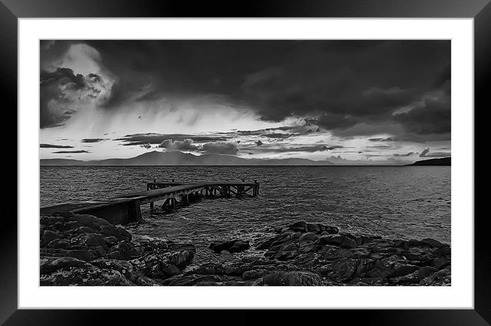 Portencross Framed Mounted Print by Sam Smith