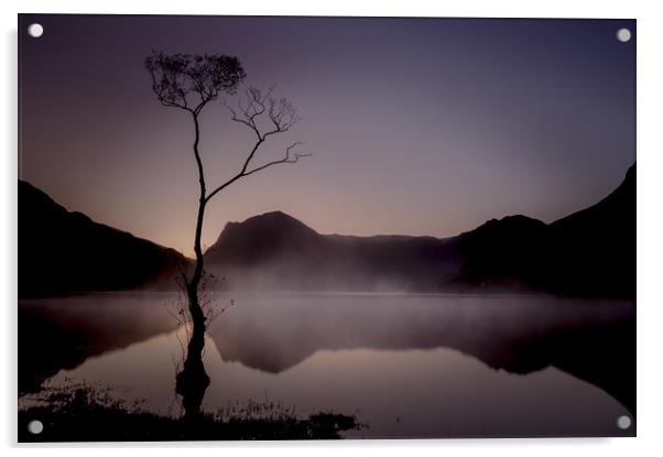Buttermere Dawn Acrylic by Paul Andrews