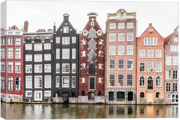 Gingerbread Houses, Amsterdam Canvas Print by Graham Custance