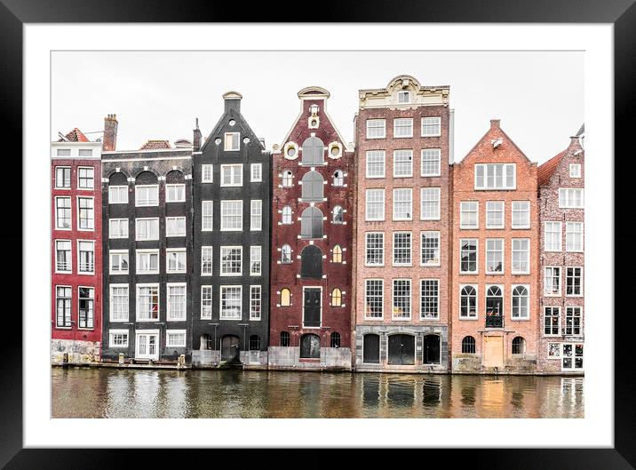 Gingerbread Houses, Amsterdam Framed Mounted Print by Graham Custance