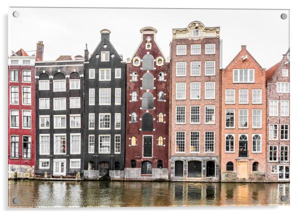 Gingerbread Houses, Amsterdam Acrylic by Graham Custance