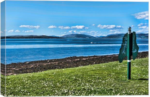 Isle of Cumbrae Canvas Print by Valerie Paterson