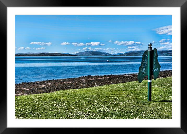 Isle of Cumbrae Framed Mounted Print by Valerie Paterson
