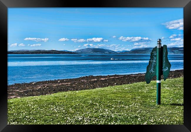 Isle of Cumbrae Framed Print by Valerie Paterson