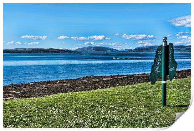 Isle of Cumbrae Print by Valerie Paterson