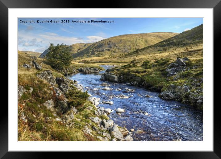 River Findhorn in Strathdearn Framed Mounted Print by Jamie Green