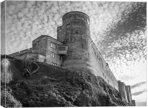 Bamburgh Fortress Canvas Print by Naylor's Photography
