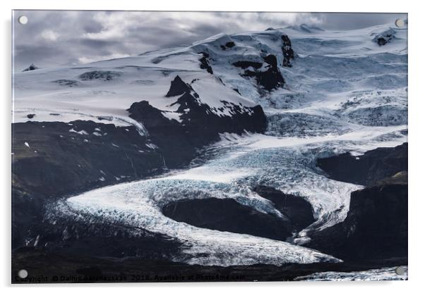 Breiðamerkurjökull glacier Acrylic by Dalius Baranauskas