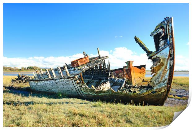 The wreck Print by JC studios LRPS ARPS