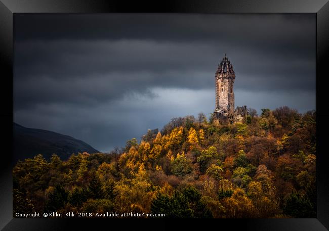 The Wallace Monument Framed Print by Angela H