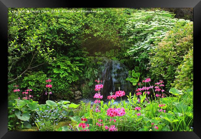 Enchanted Garden Framed Print by Nicola Clark