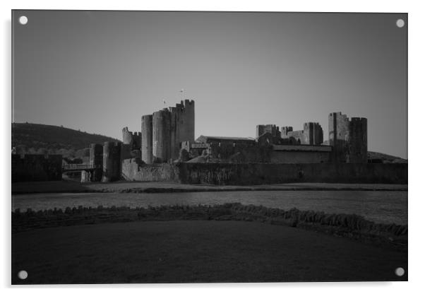 Caerphilly Castle                                Acrylic by jason jones