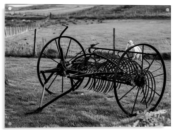 Old Plough Acrylic by Gary Ford