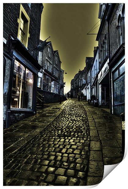Stoney St @ Frome Print by Rob Hawkins