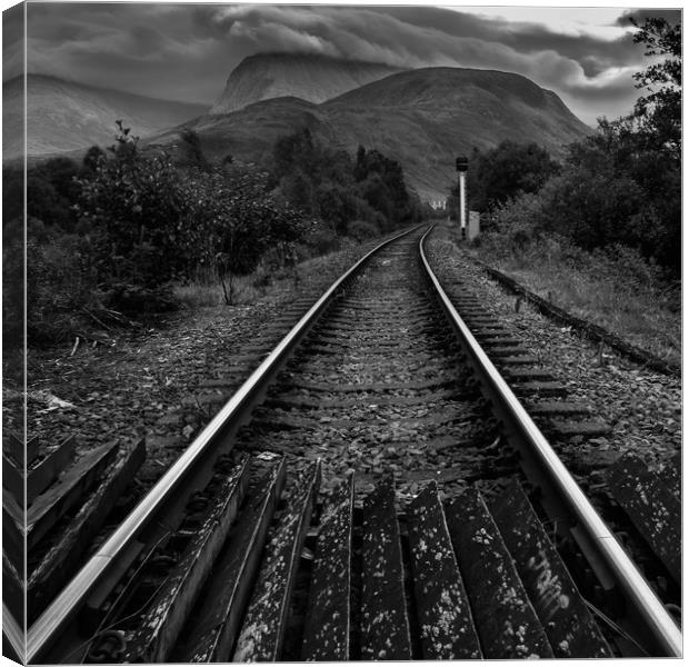 The West Highland Railway line Canvas Print by George Robertson
