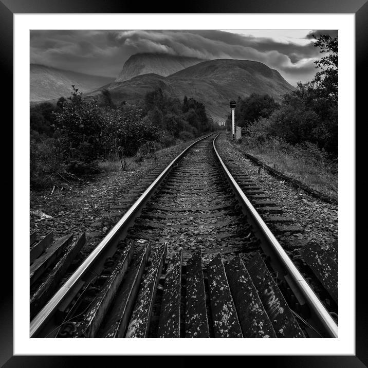 The West Highland Railway line Framed Mounted Print by George Robertson