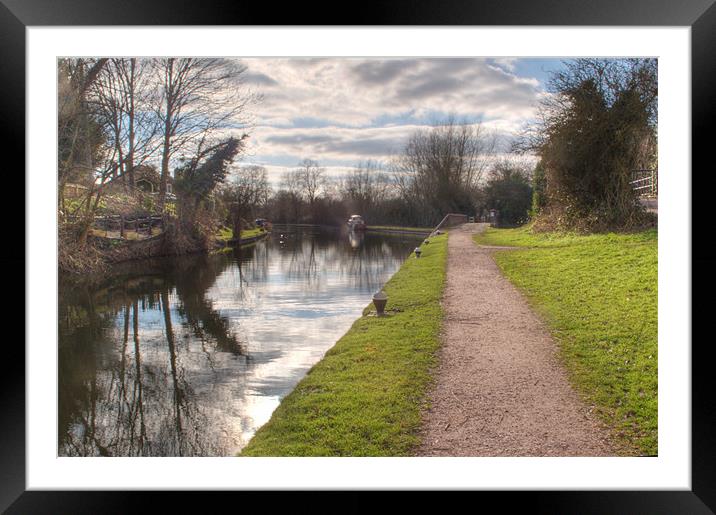Grand Union Canal Rickmansworth Framed Mounted Print by Chris Day
