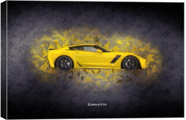 Chevrolet Corvette Canvas Print by J Biggadike