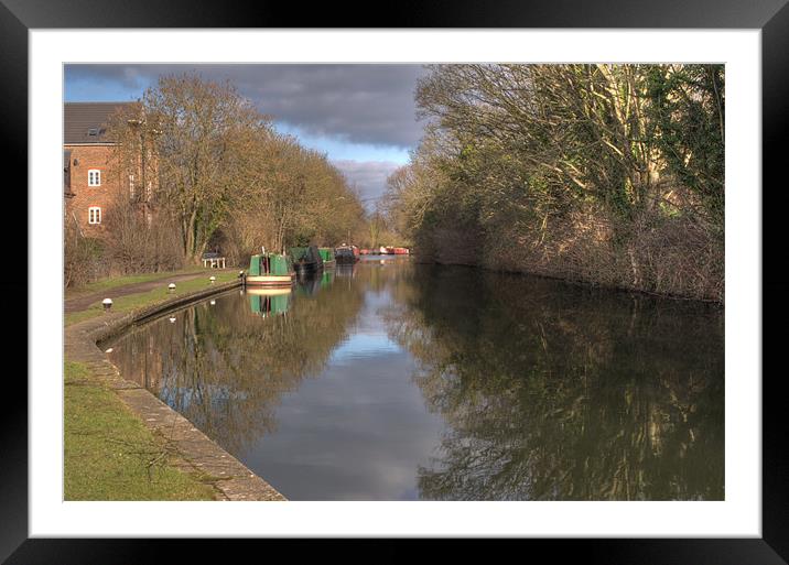 Grand Union Canal Rickmansworth Framed Mounted Print by Chris Day
