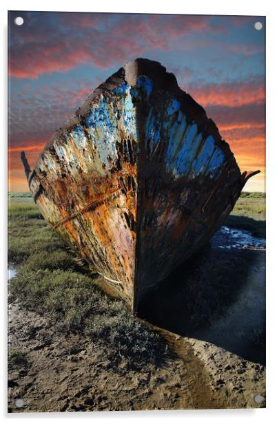 Rusting hull Acrylic by JC studios LRPS ARPS