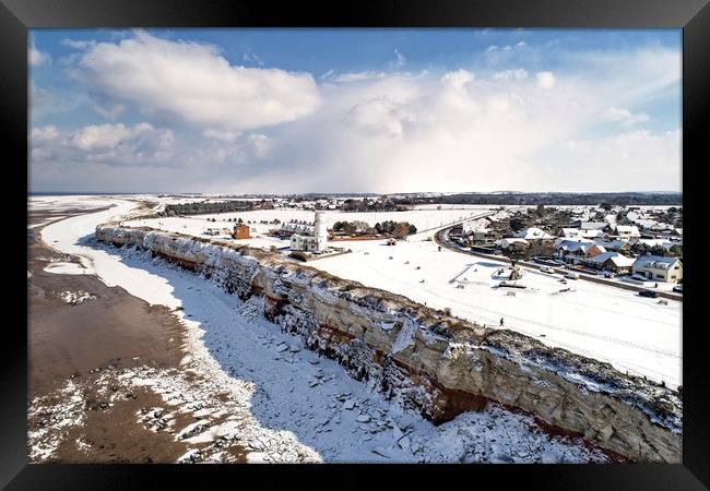 A Wintery day in Hunstanton  Framed Print by Gary Pearson