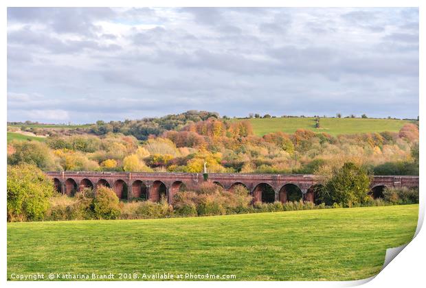 Hockley Viaduct in Hampshire, UK Print by KB Photo