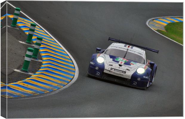 Porsche 911 RSR sports car Canvas Print by Andy Evans Photos