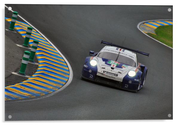 Porsche 911 RSR sports car Acrylic by Andy Evans Photos