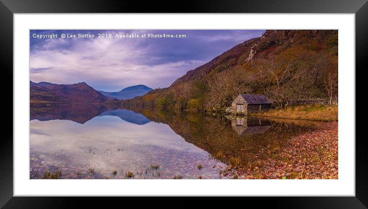 The Old Boathouse Framed Mounted Print by Lee Sutton