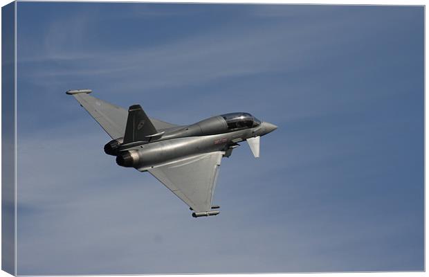 Eurofighter Typhoon Banking away Canvas Print by Oxon Images