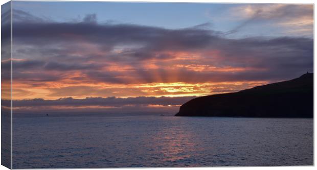 Dingle sunset Canvas Print by barbara walsh