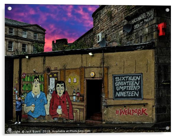 Mackinnons Pub Acrylic by Jack Byers