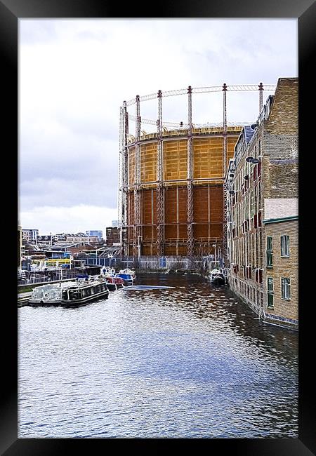 Regents  Canal Framed Print by David French