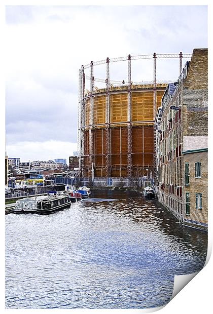 Regents  Canal Print by David French