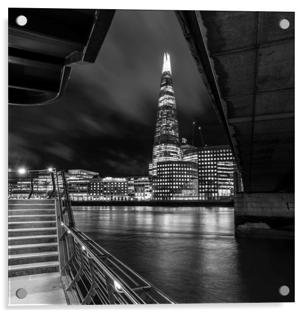 The Shard London Acrylic by John Hall