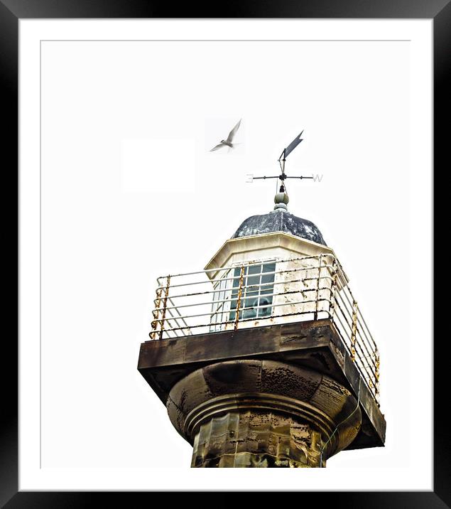 Penzance Lighthouse Framed Mounted Print by Mark Cummins