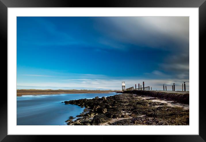 Crossing Lindisfarne Framed Mounted Print by Naylor's Photography